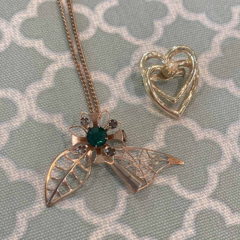 Vintage Brooch Necklace Bundle